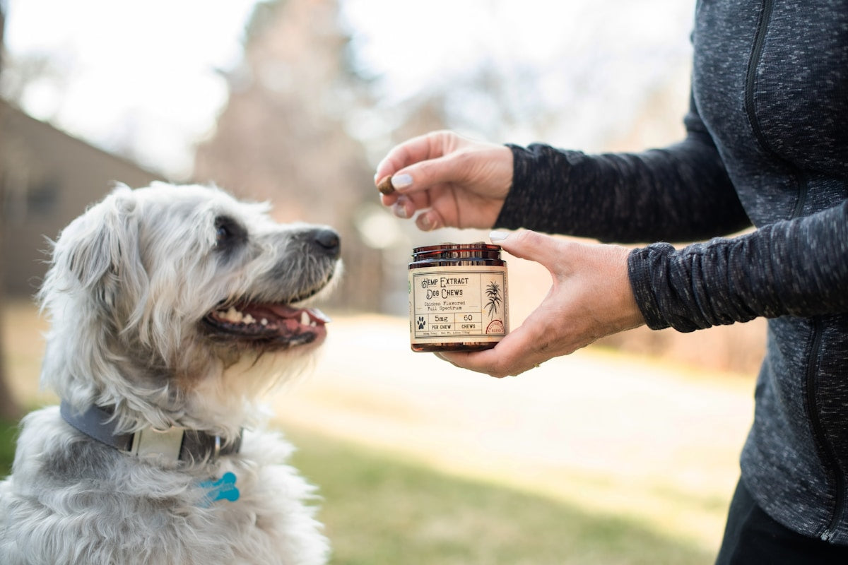 Natural paw balm product bottle